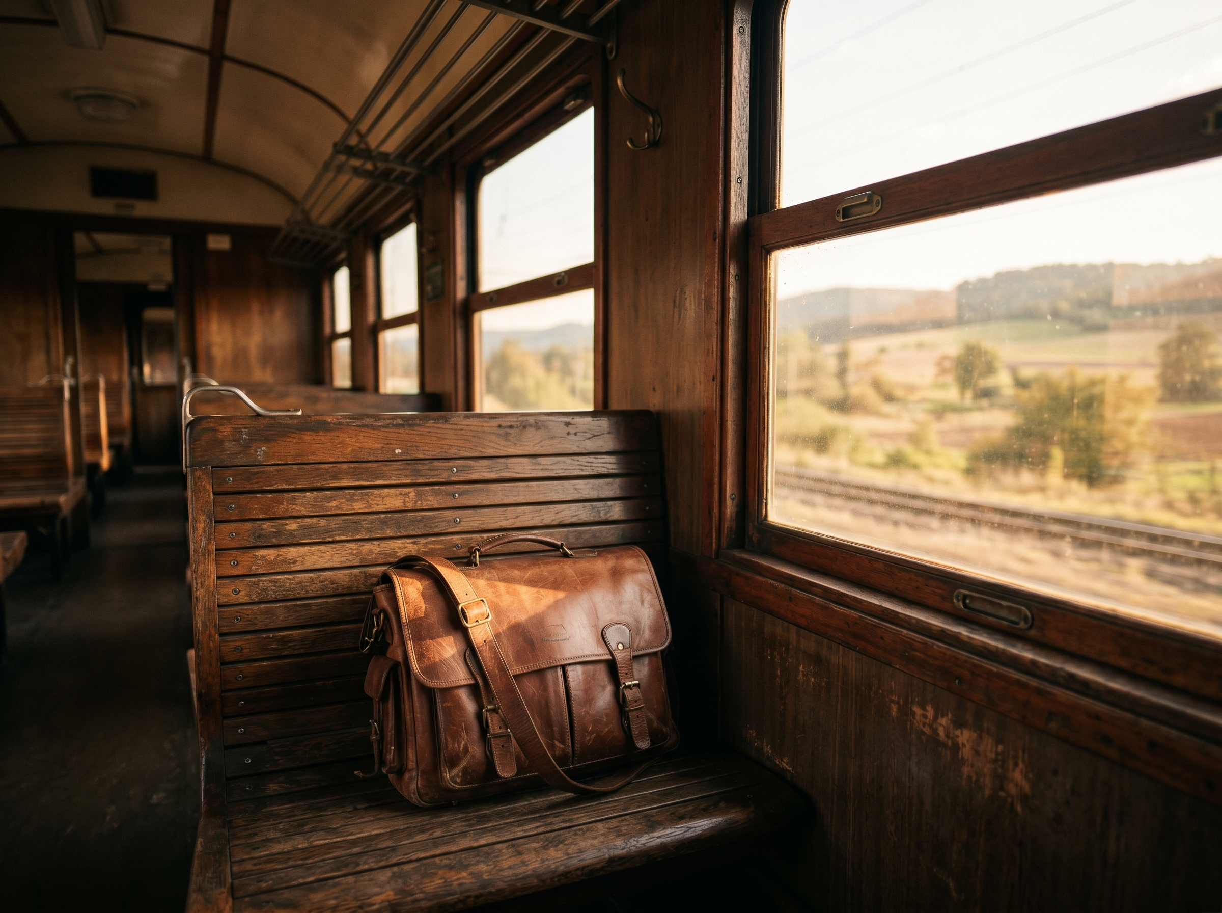 Pony Express Leather Messenger Bag