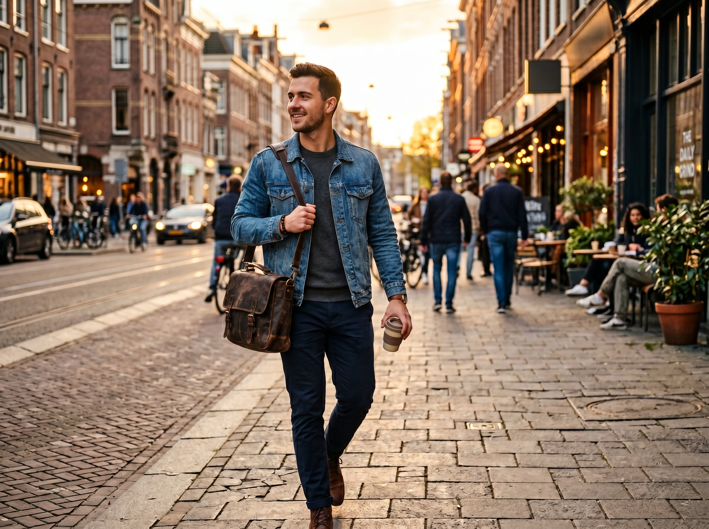 Pony Express Leather Messenger Bag