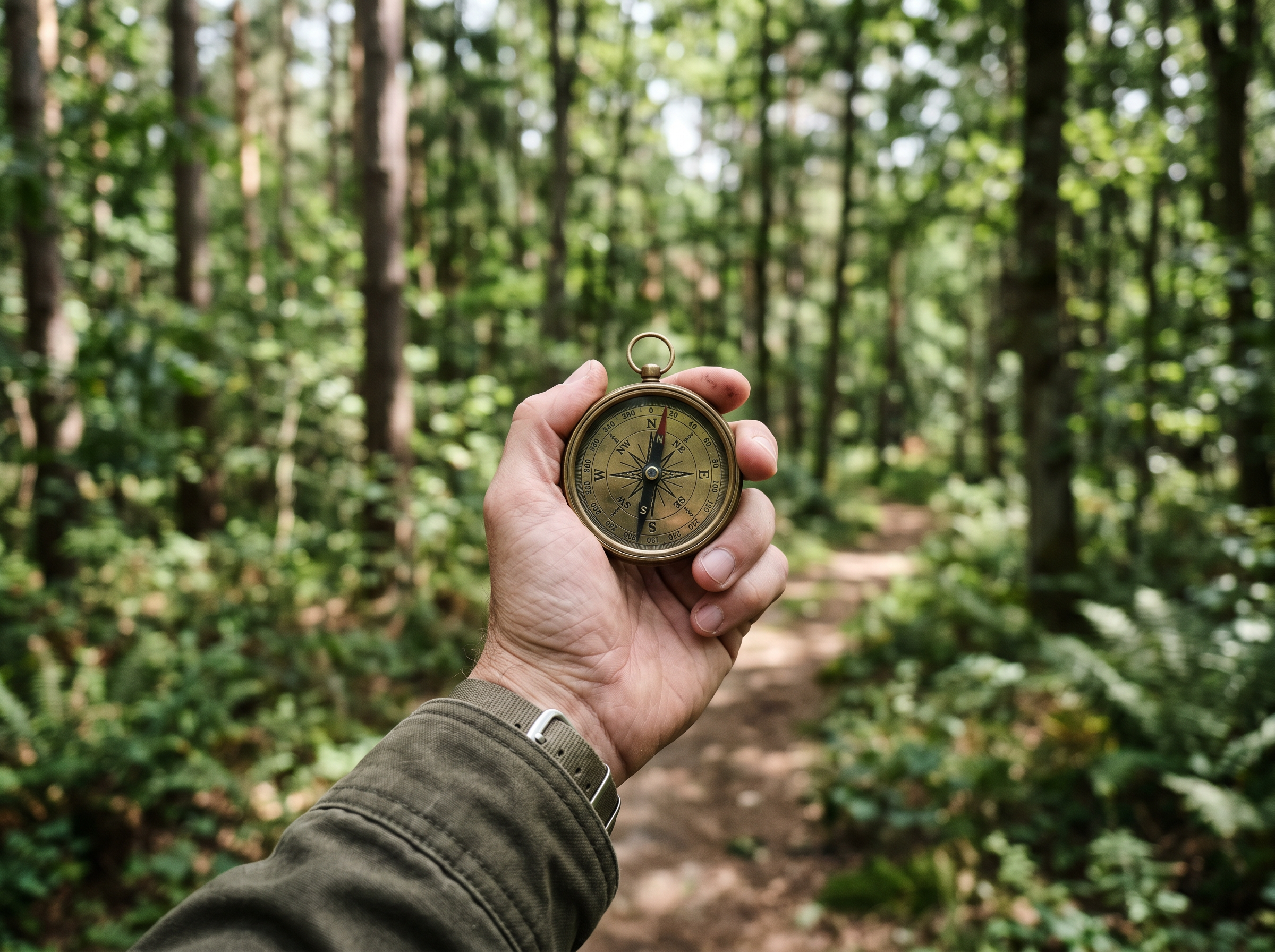 Signal Point Solid Brass Compass