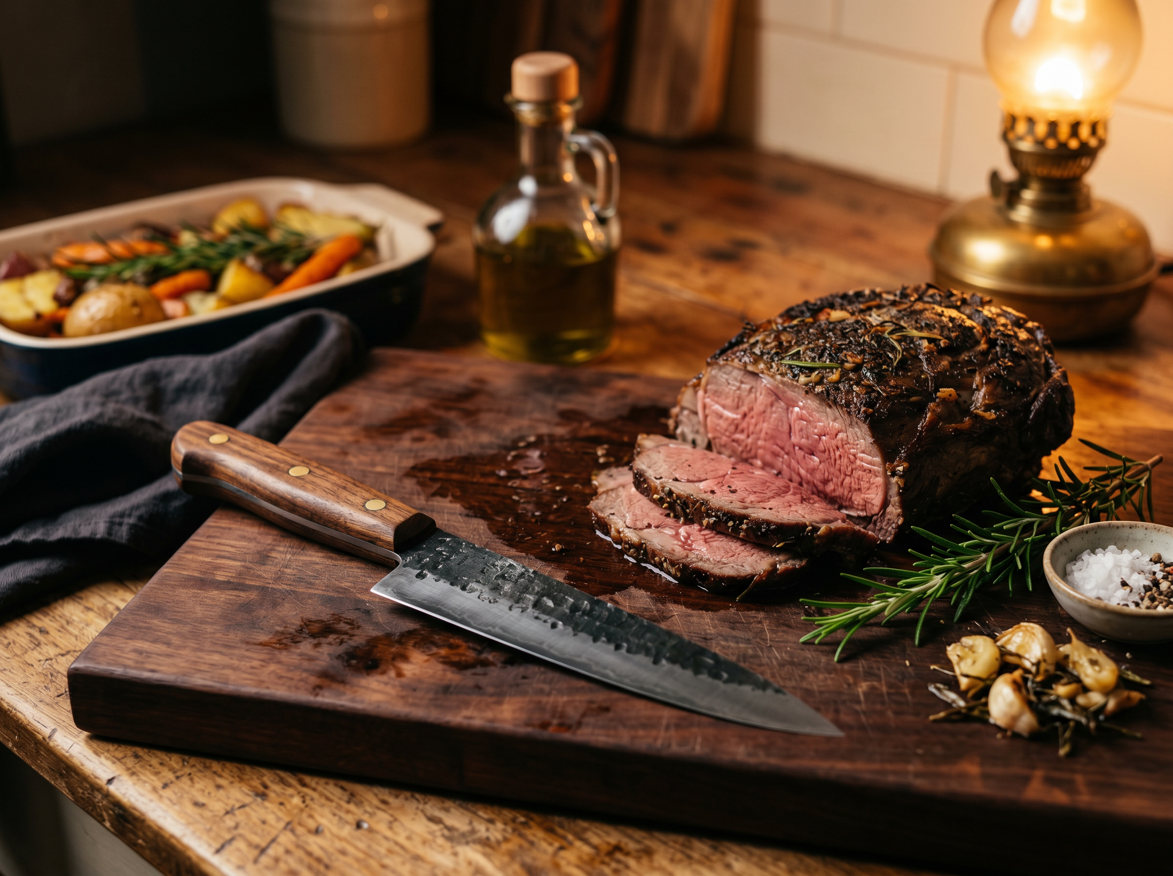 Yellowstone Carving Knife Walnut Handle