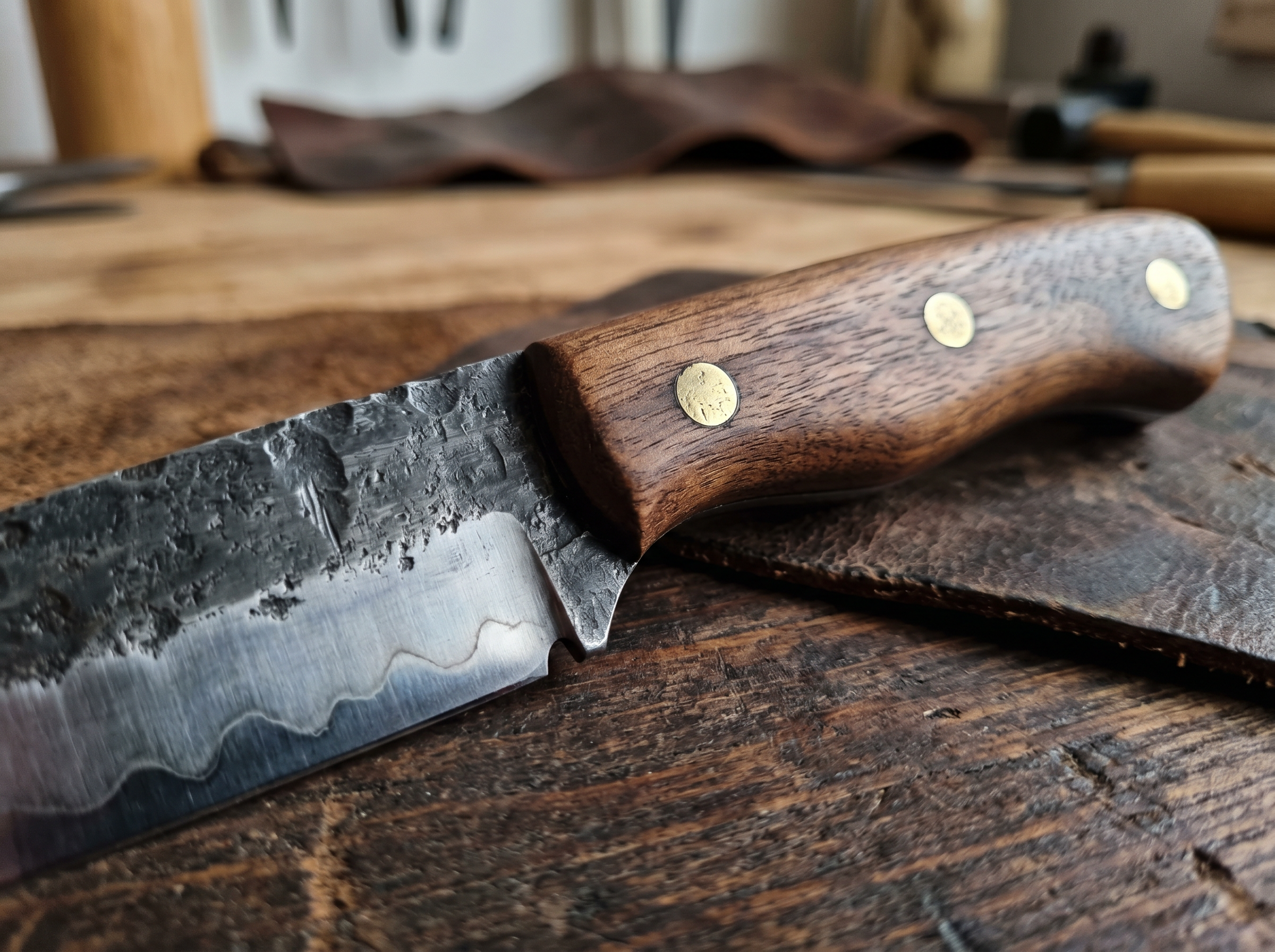 Yellowstone Carving Knife Walnut Handle