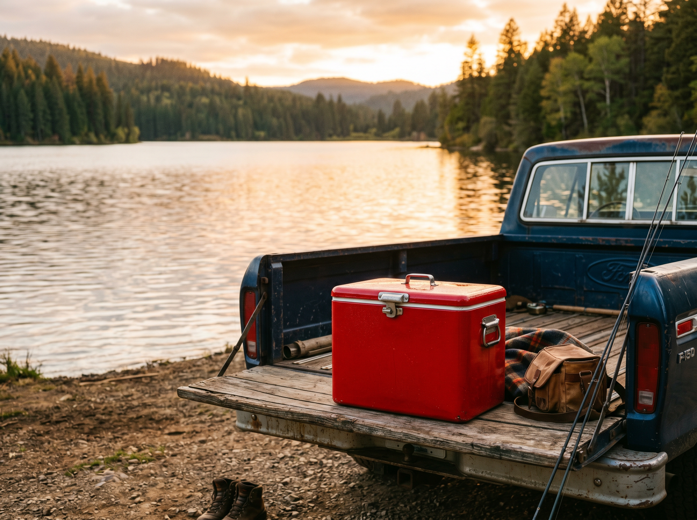 Eureka Enamel Camp Cooler 54qt