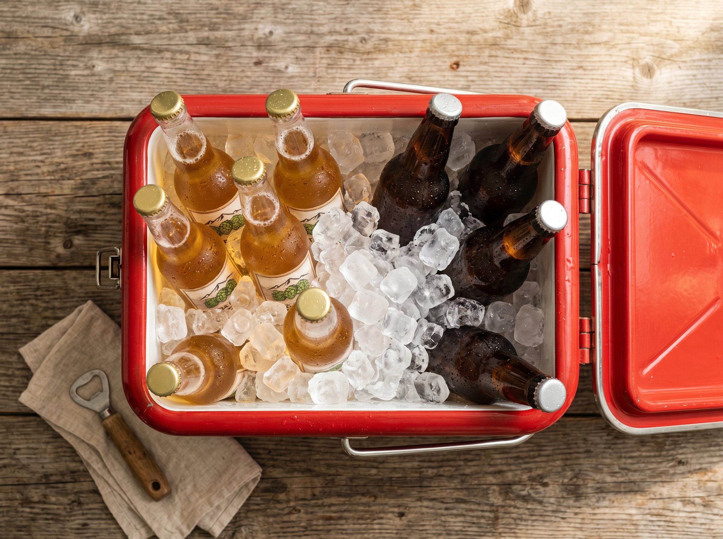 Eureka Enamel Camp Cooler 54qt