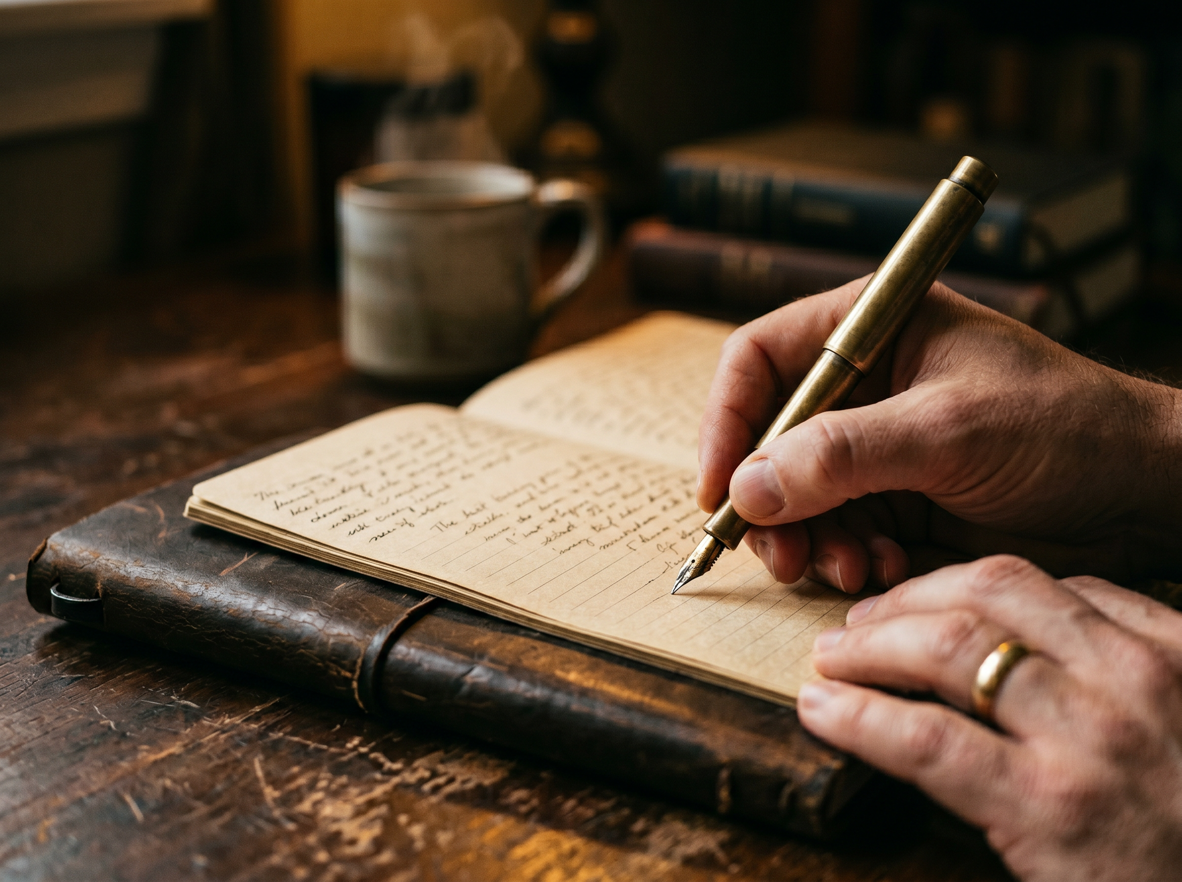 Timber Trail Leather Journal Set