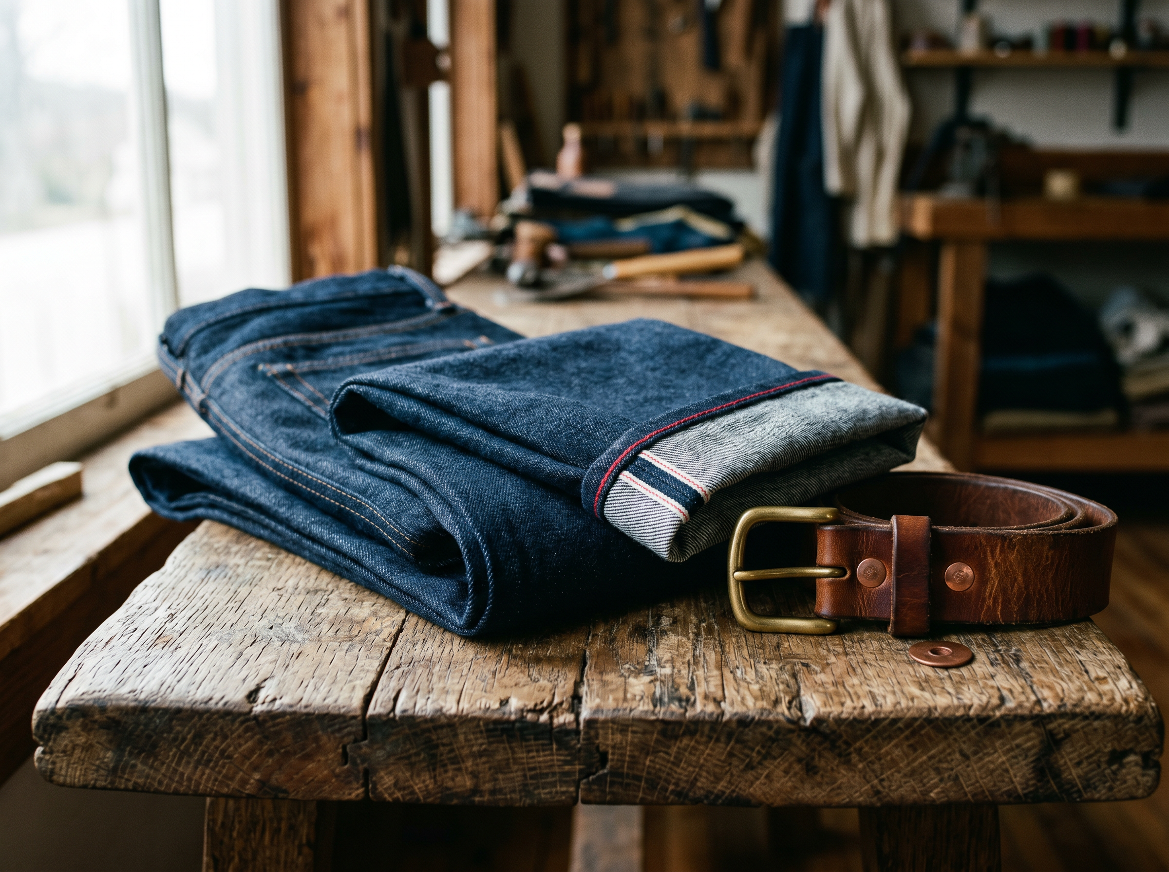 Grade A Selvedge Denim Work Jeans