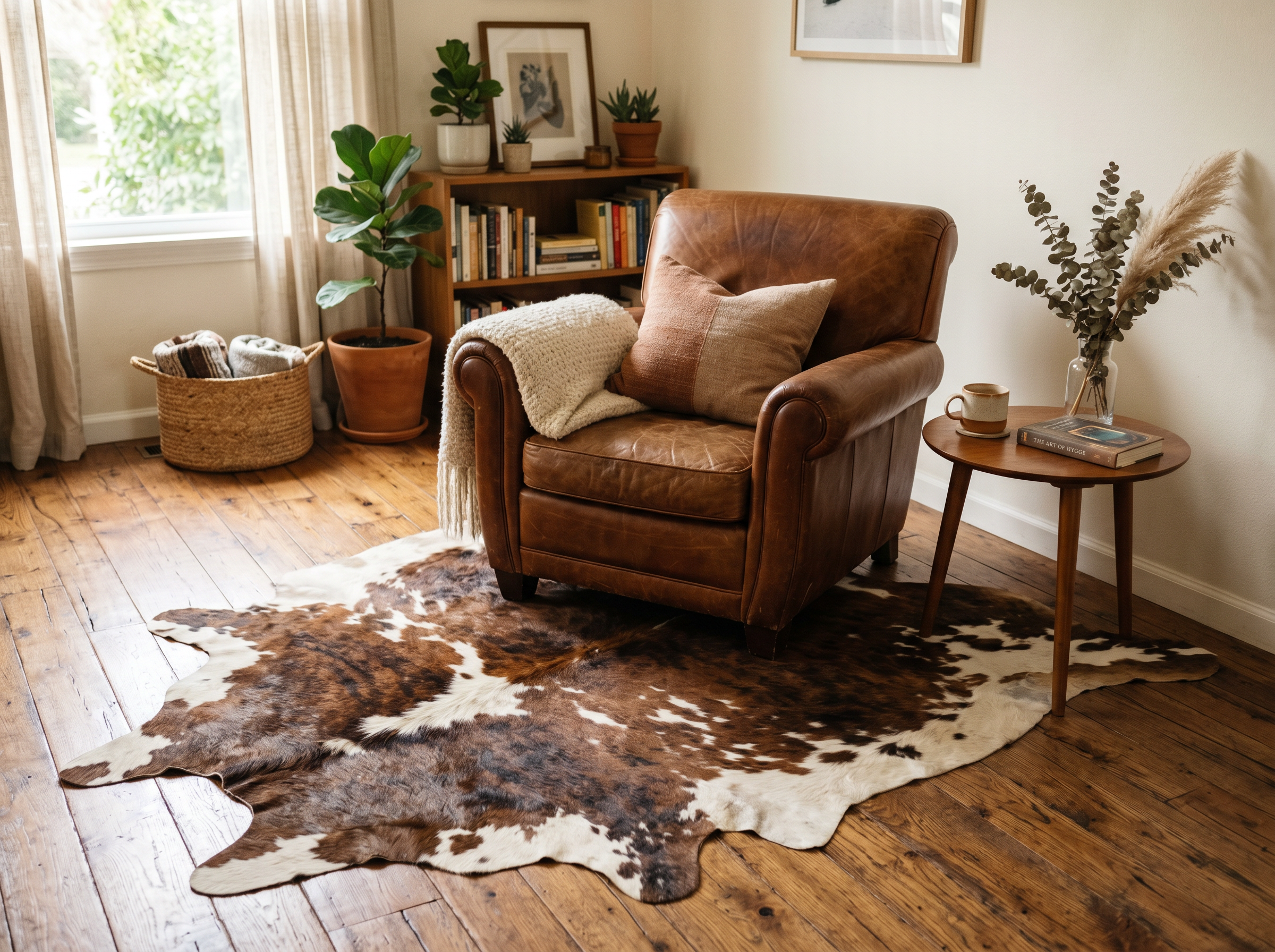 Thunderhead Cowhide Area Rug 6x8