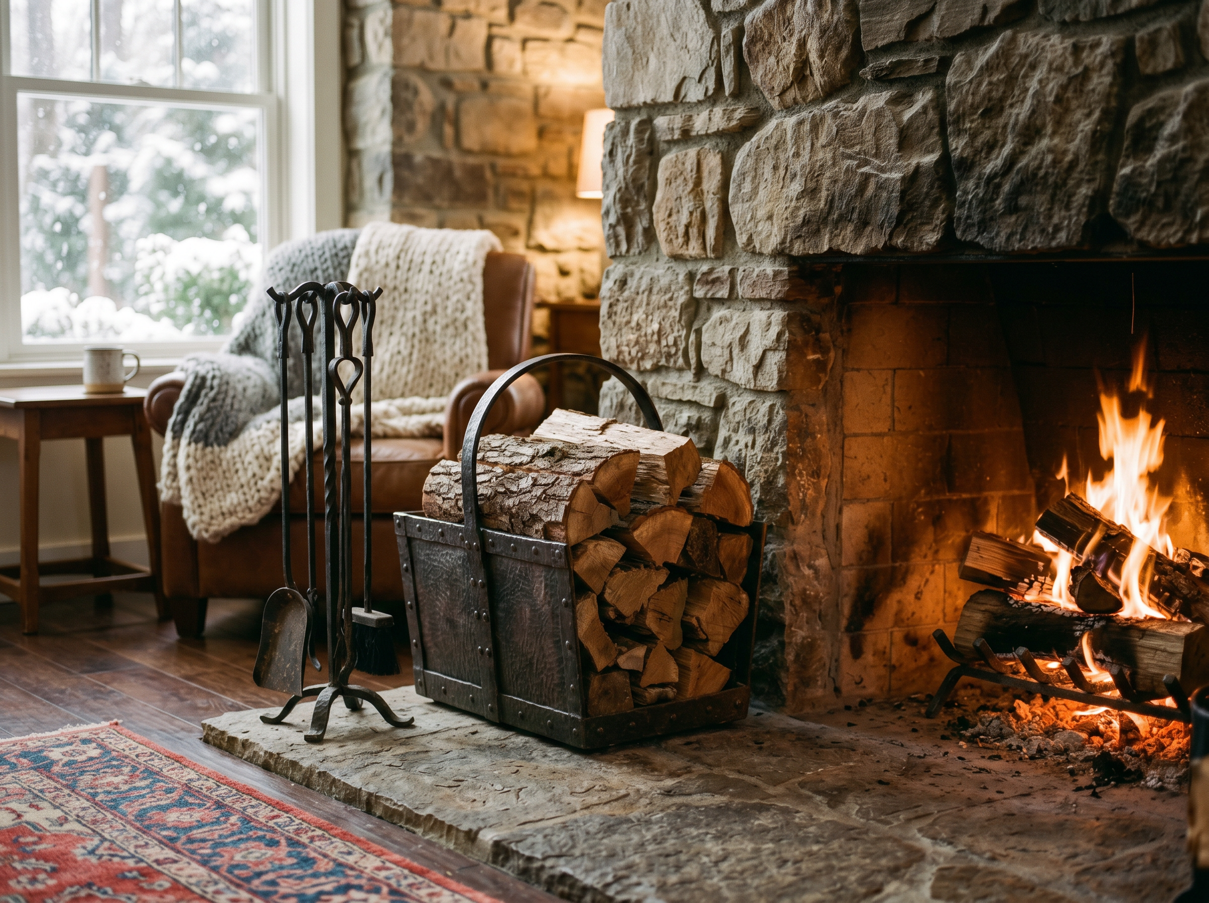 Iron Mountain Log Splitter Hearth Bin