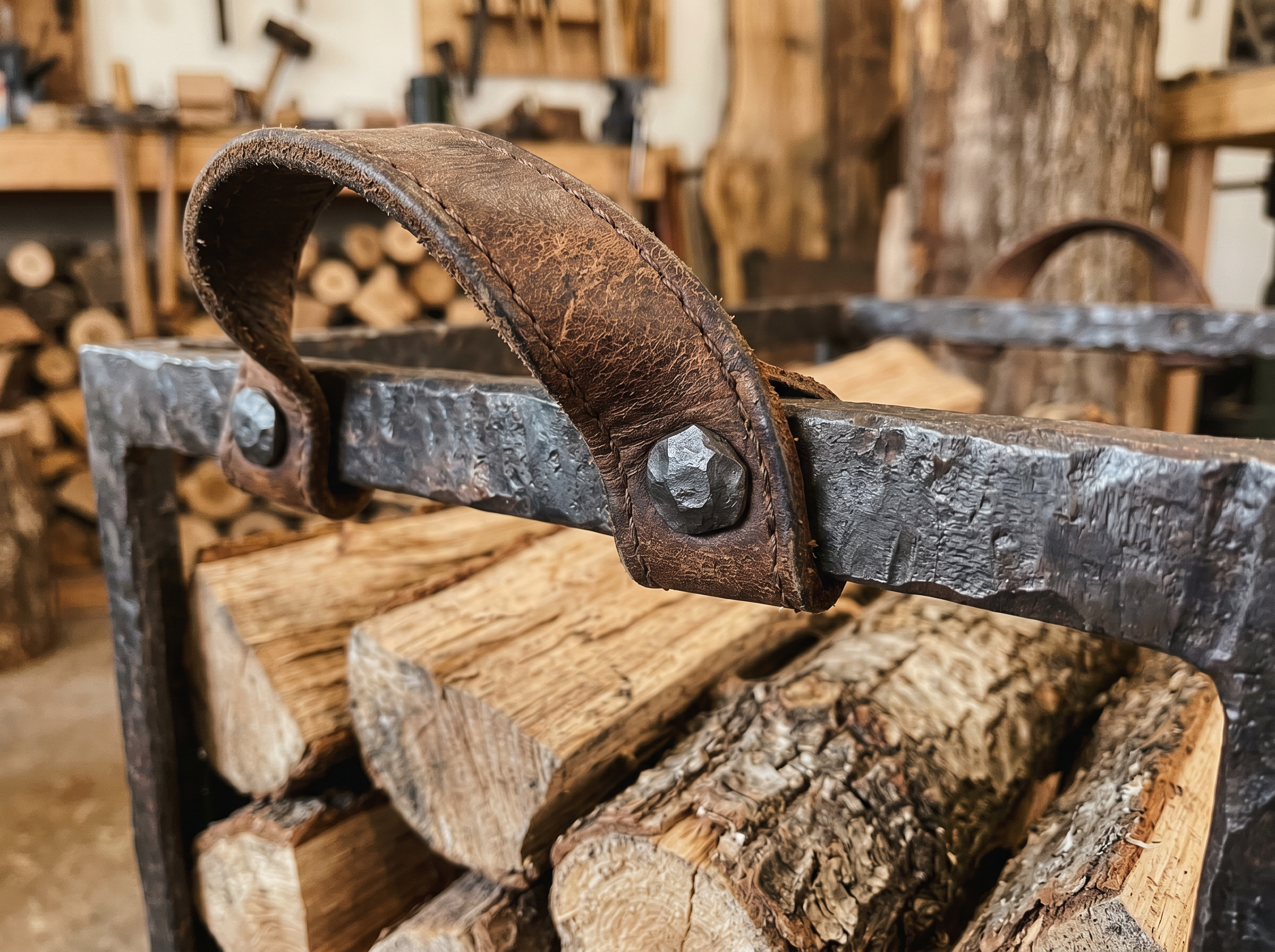 Iron Mountain Log Splitter Hearth Bin