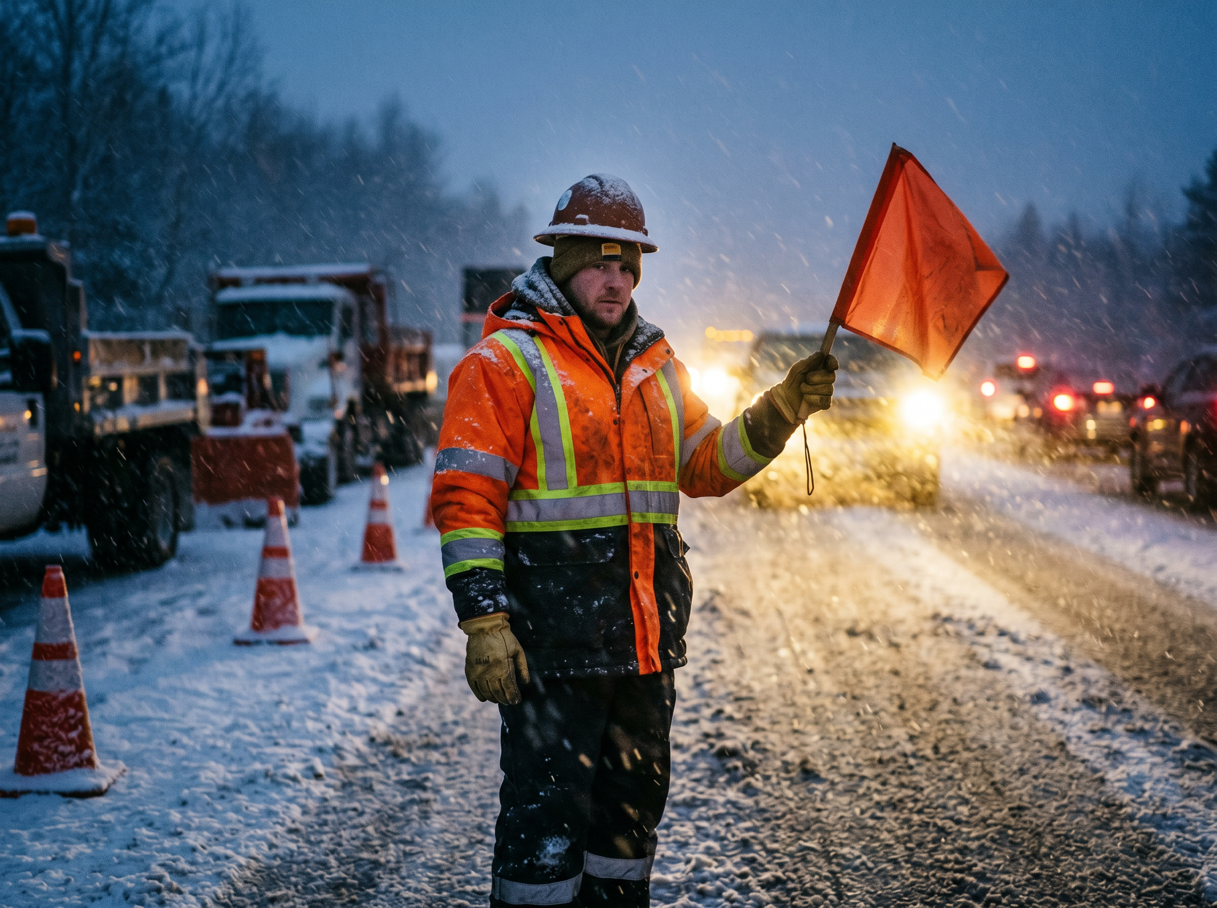 Stormfront Hi-Vis Insulated Parka